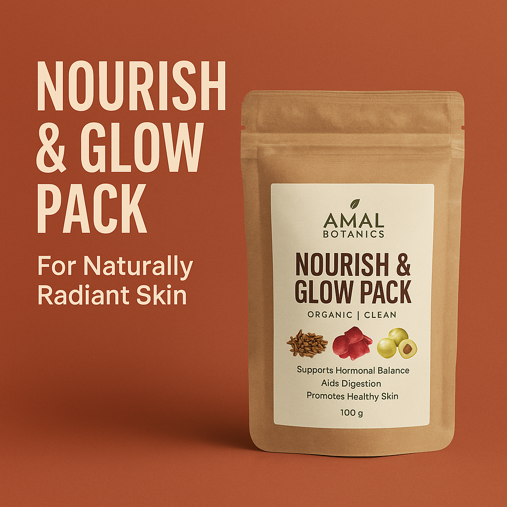 AMAL Botanics Nourish & Glow Pack: Radiant Skin Starts from Within