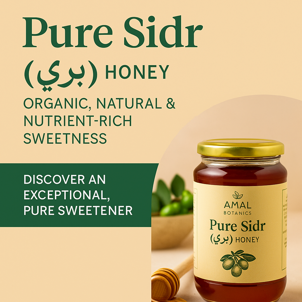 🍯 Pure Sidr (بیری) Honey – Organic, Natural & Nutrient-Rich Sweetness