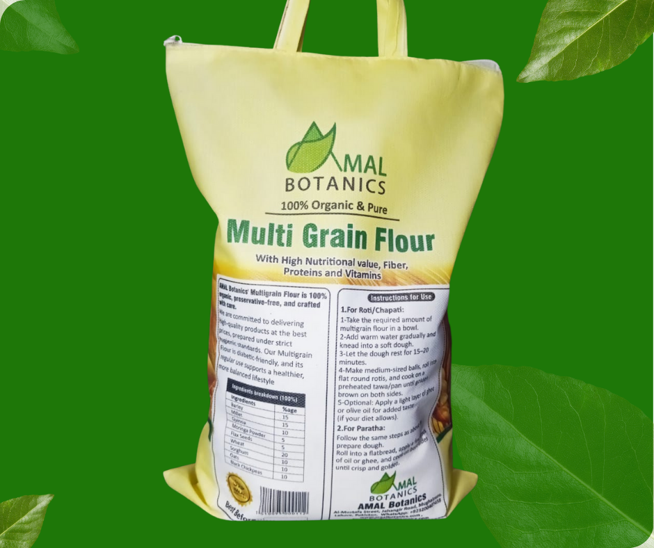Multi Grain Flour | Organic Nutrient-Rich Blend – AMAL Botanics