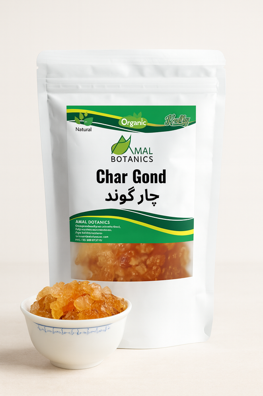 AMAL Botanics – Char Gond (چہار گونڈ) | Natural Cheerh Resin Blend for Strength & Vitality