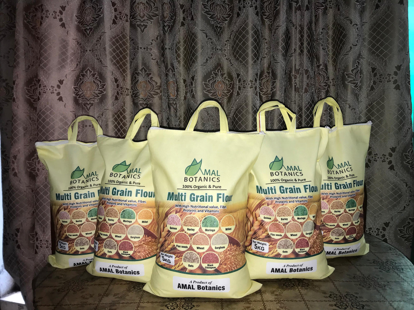 Multi Grain Flour | Organic Nutrient-Rich Blend – AMAL Botanics