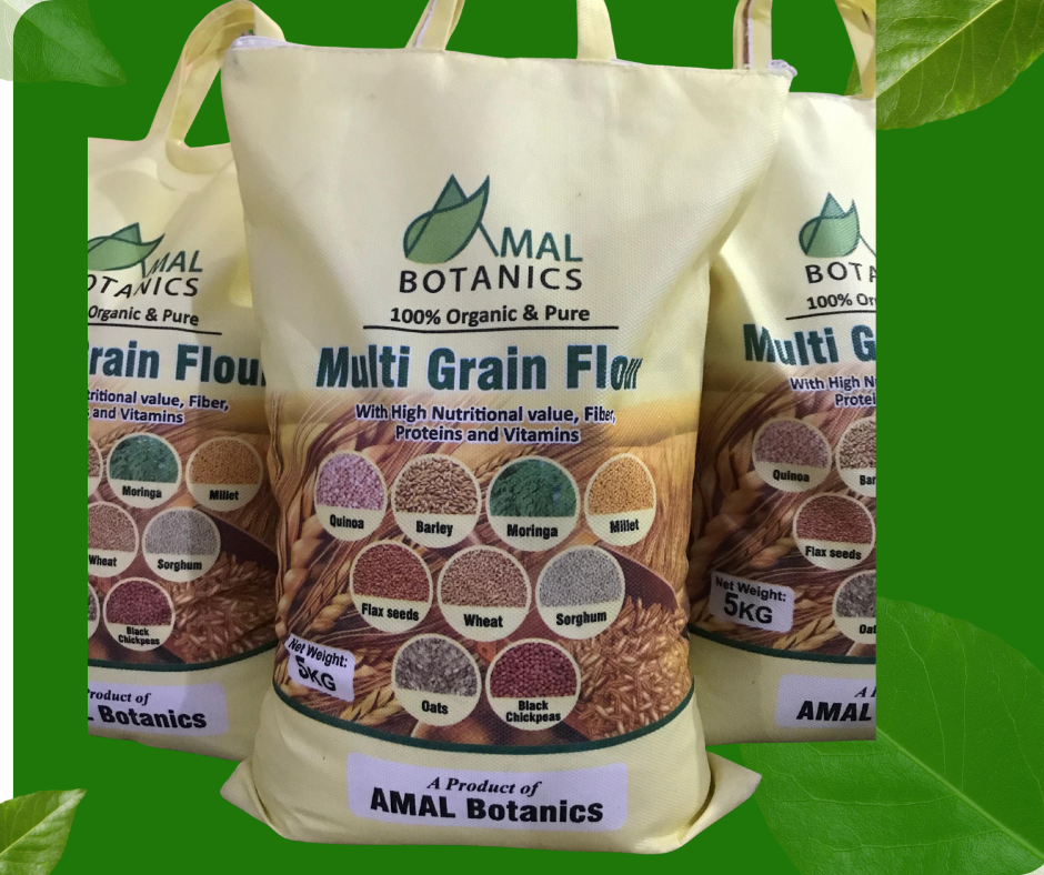 Multi Grain Flour | Organic Nutrient-Rich Blend – AMAL Botanics