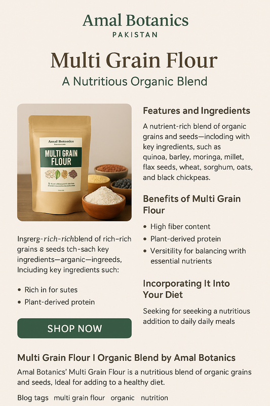 Multi Grain Flour – A Wholesome Organic Blend for Everyday Meals